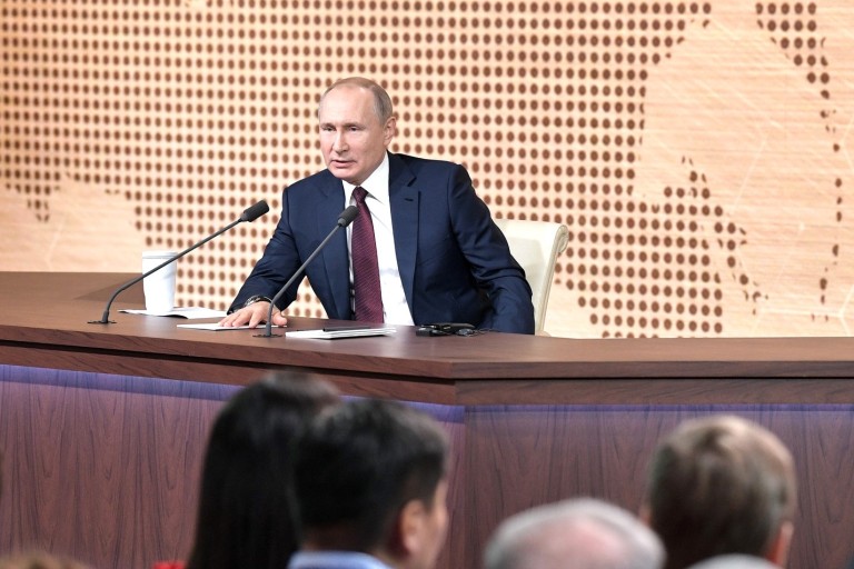 Владимир Путин осудил заявление о необходимости сдачи блокадного Ленинграда фашистам Putin5_presskonf_kreml