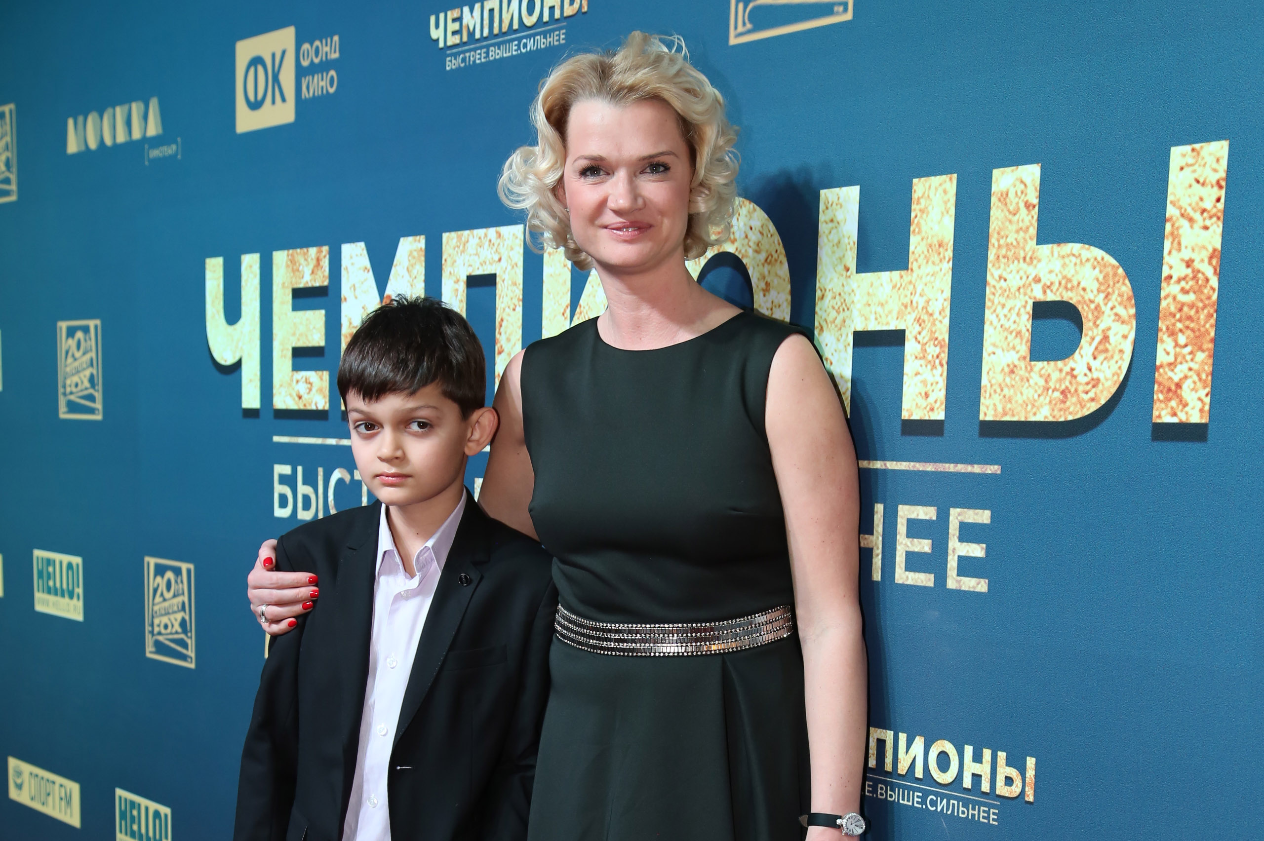 Светлана Хоркина с сыном