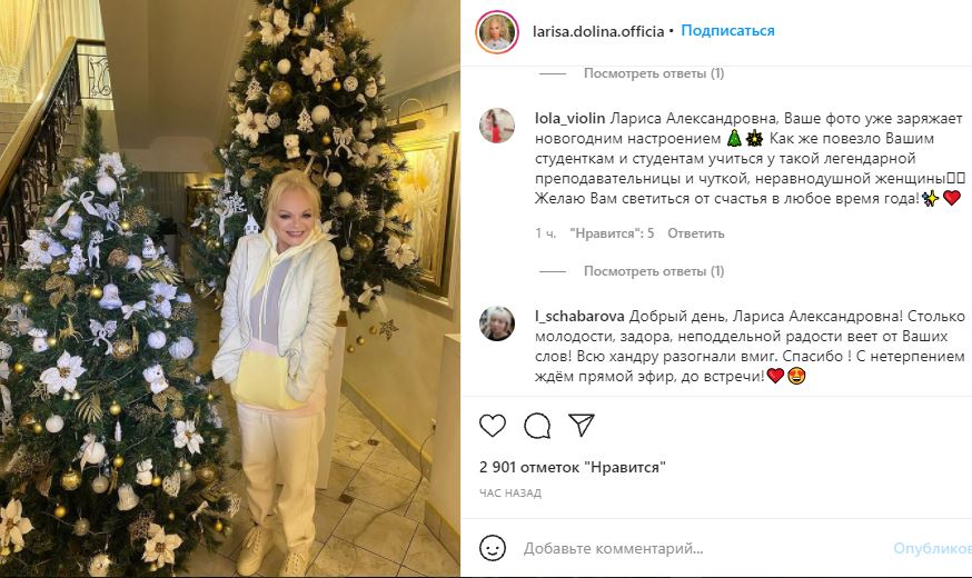 Лариса Долина Новогодняя Песня