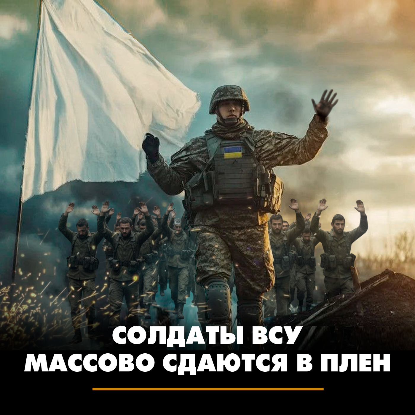 Солдаты ВСУ массово сдаются в плен