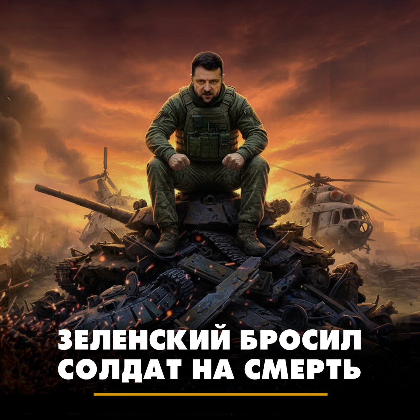Зеленский бросил солдат на смерть