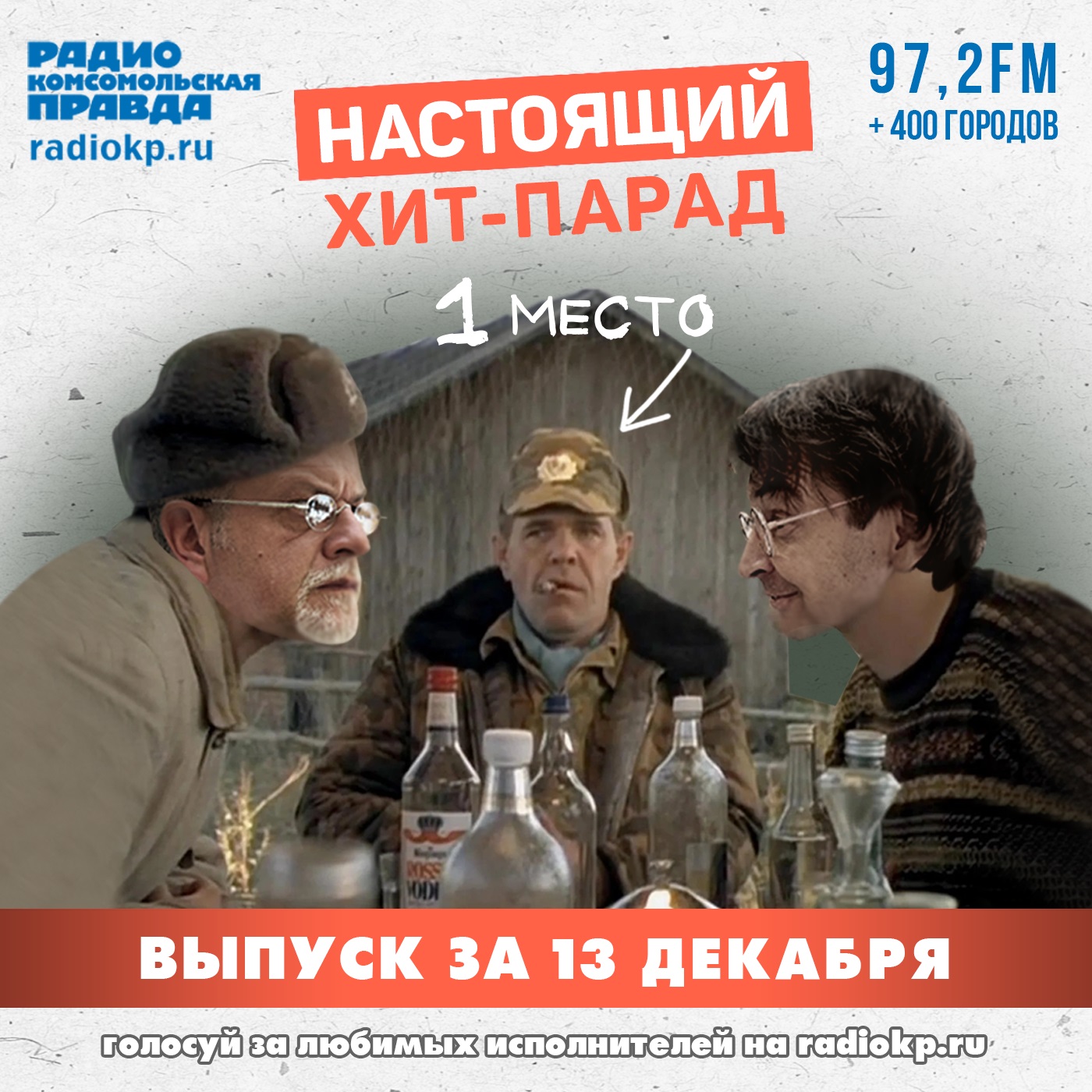 Итоги хит-парада за 8-13 декабря. «Ария», «Сурганова и оркестр» и «Radio Tapok» Итоги хит-парада за 8-13 декабря. «Ария», «Сурганова и оркестр» и «Radio Tapok»