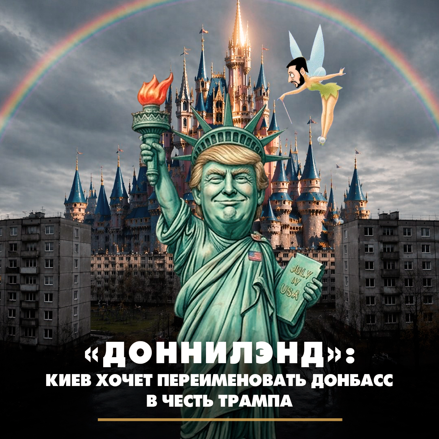 «Доннилэнд»: Киев хочет переименовать Донбасс в честь Трампа episode artwork