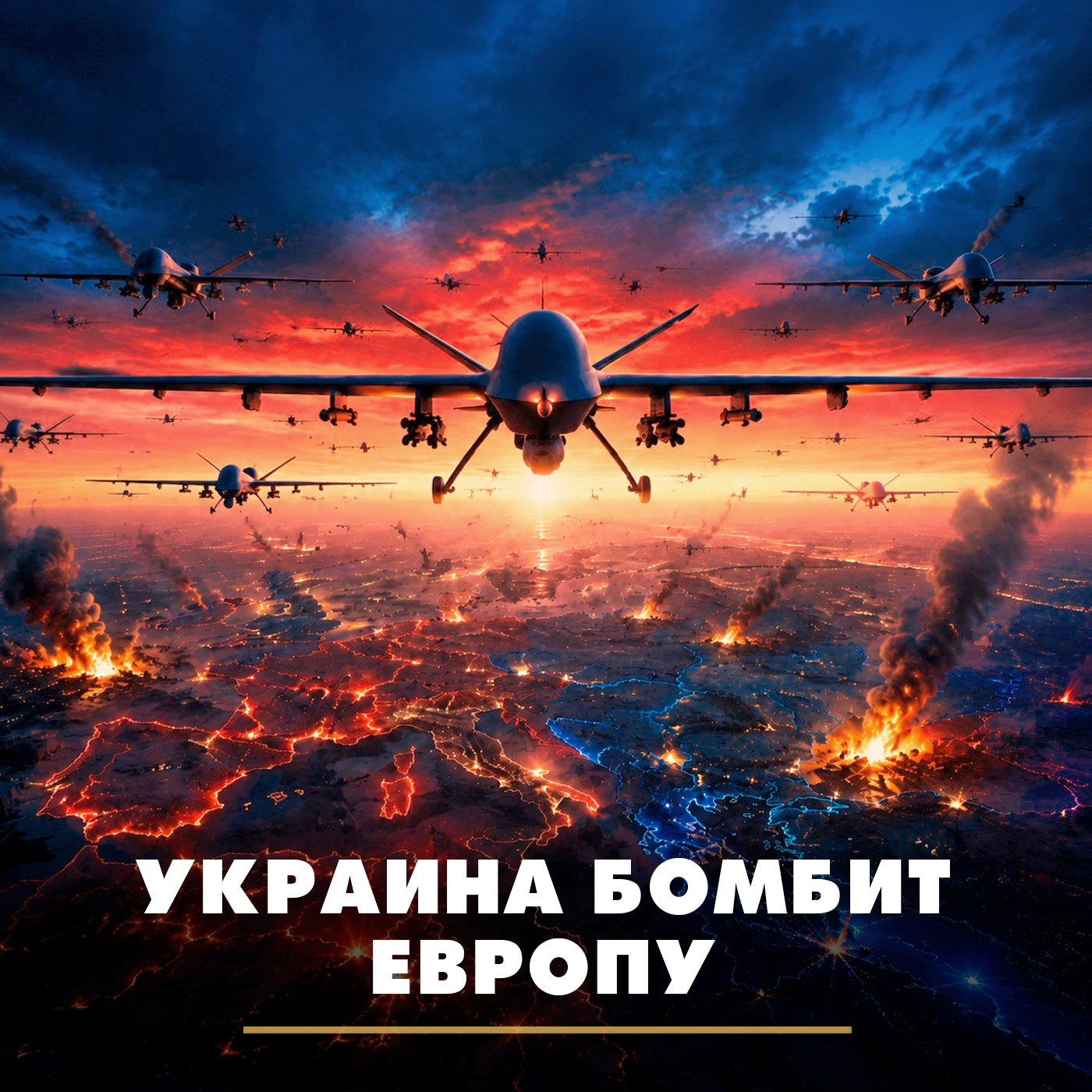 Украина бомбит Европу
