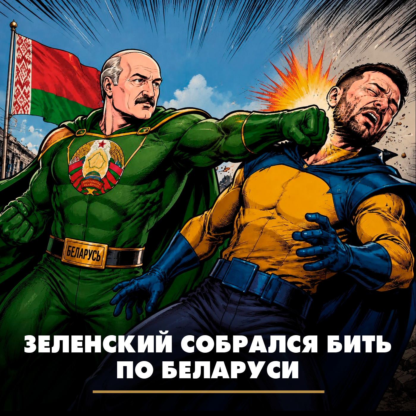 Зеленский собрался бить по Беларуси