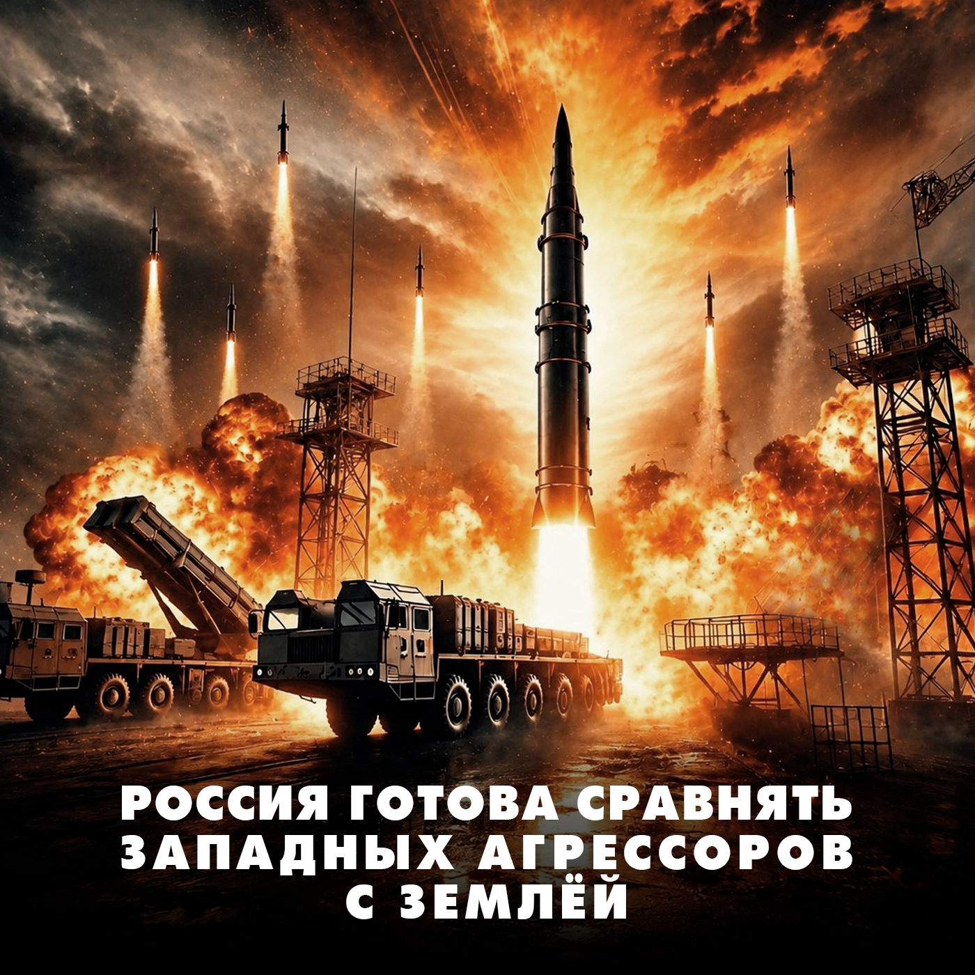 Россия готова сравнять западных агрессоров с землей