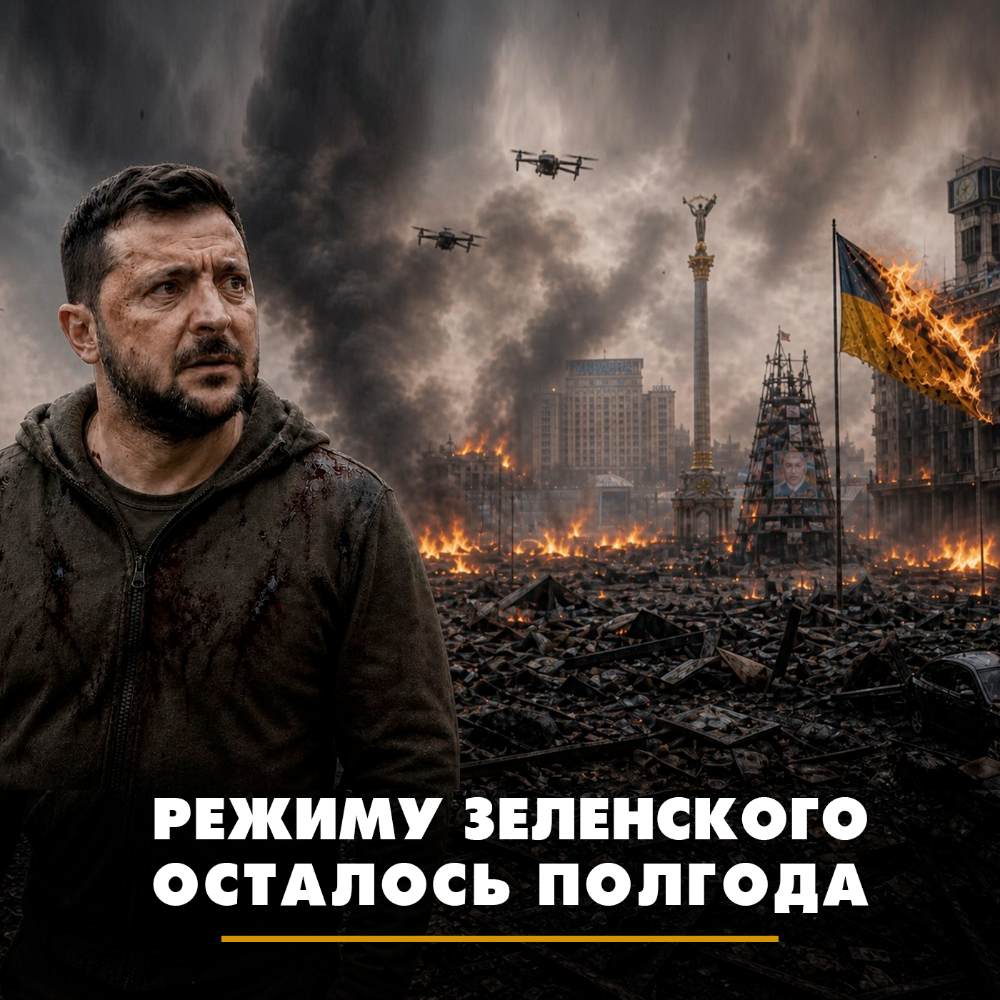 Режиму Зеленского осталось полгода