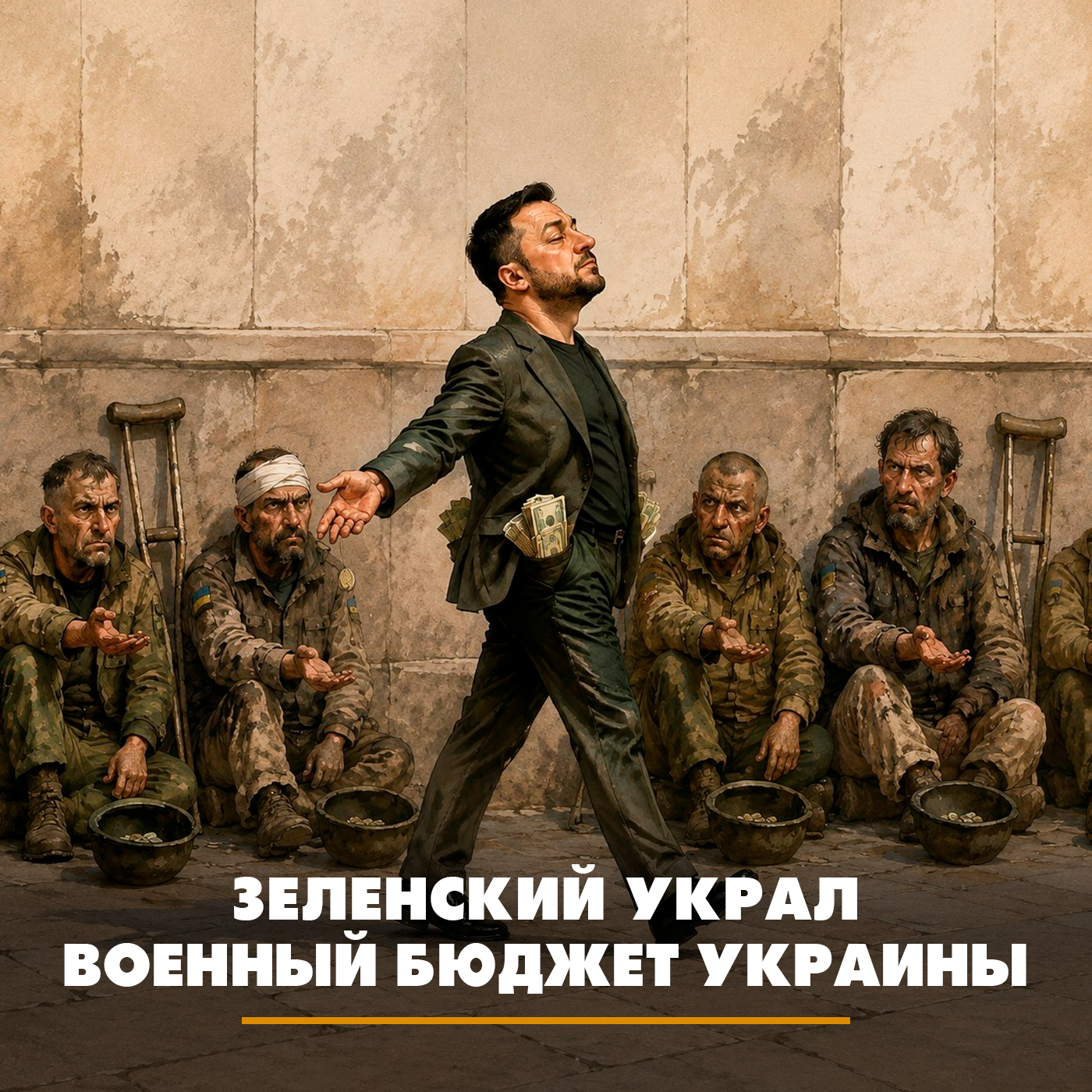 Зеленский украл военный бюджет Украины