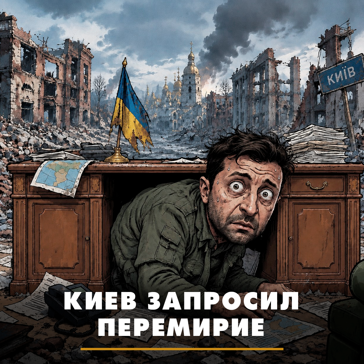 Киев запросил перемирие