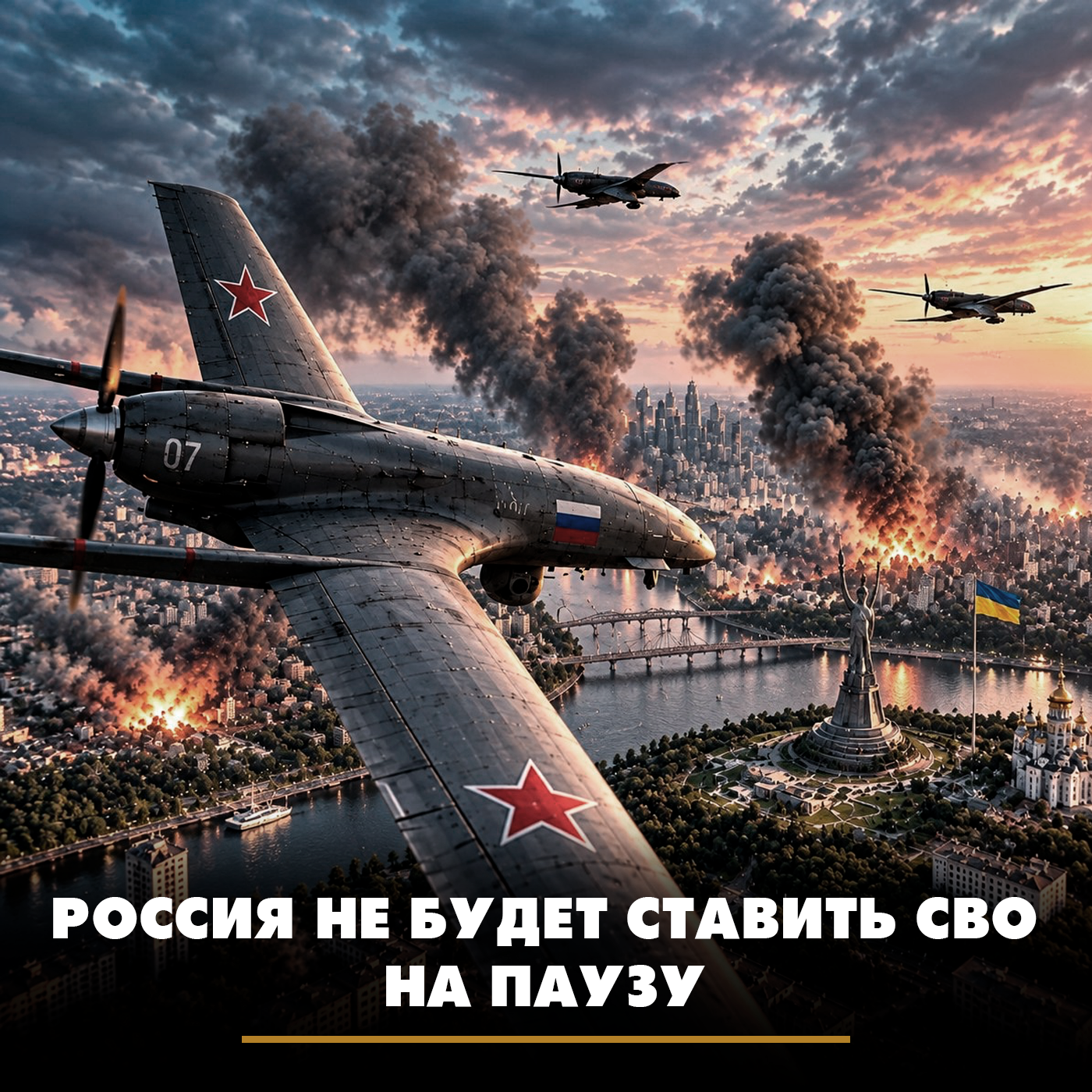 Россия не будет ставить СВО на паузу