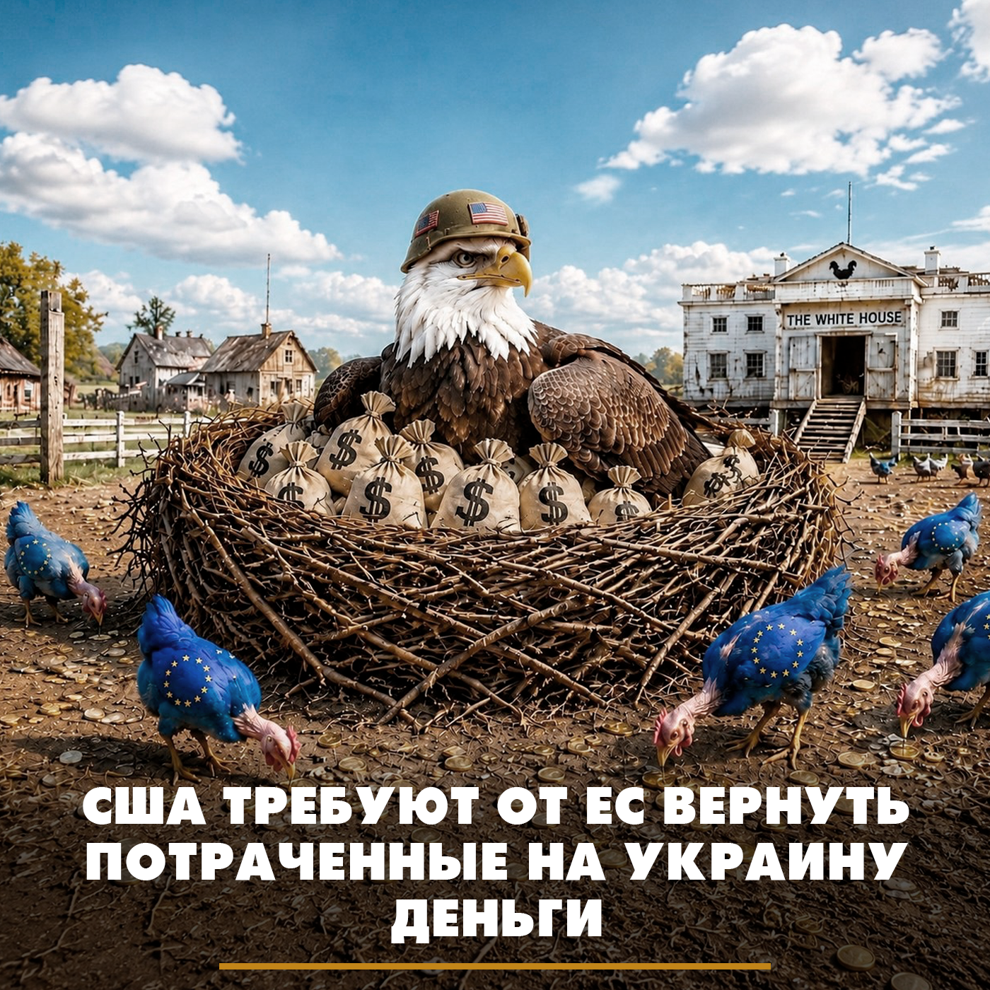 США требуют от ЕС вернуть потраченные на Украину деньги