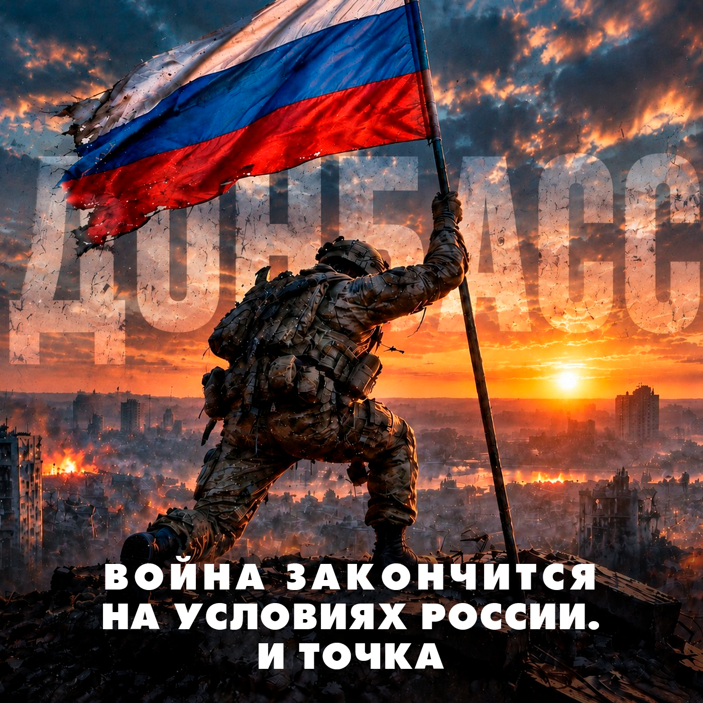 Война закончится на условиях России. И точка