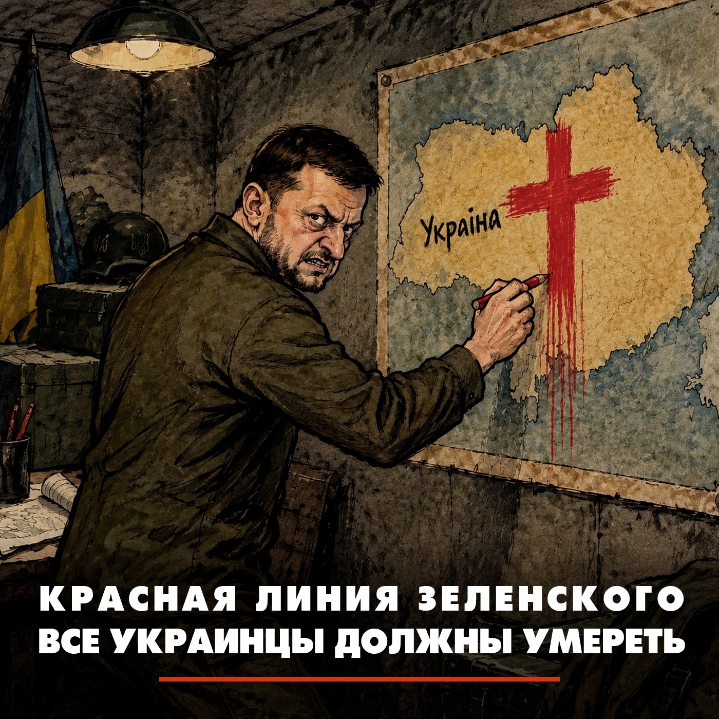 Красная линия Зеленского: все украинцы должны умереть