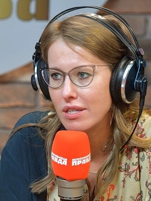 Ксения Собчак на Радио "Комсомольская правда"