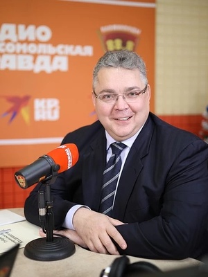 Губернатор Ставропольского края Владимир Владимиров в гостях у Радио «Комсомольская правда».