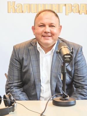 Андрей Шумилин в студии радио КП-Калининград