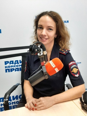 Екатерина Корчагина, сотрудник управления ГИБДД по Красноярскому краю