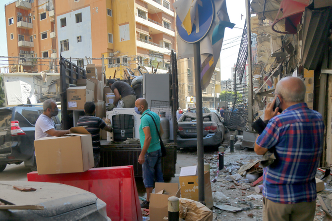 Последствия взрыва в Бейруте