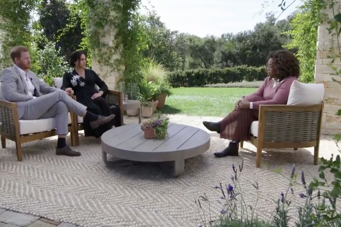 Принц Гарри, Меган Маркл и Опра Уинфри