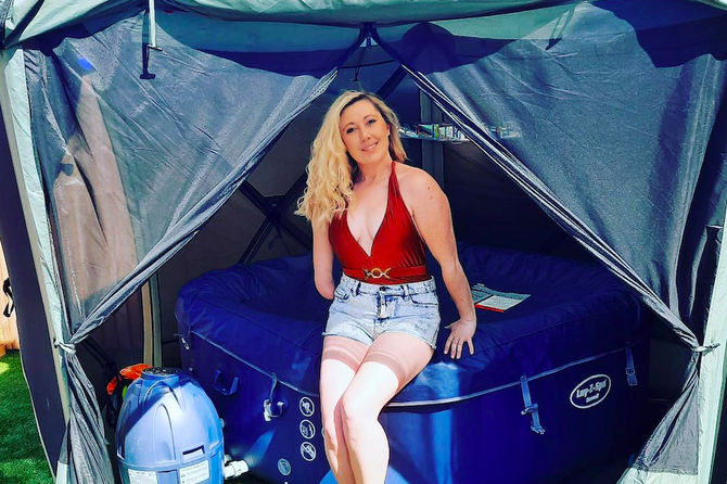 Melissa Johns' intimate pics leaked onto a fetish site