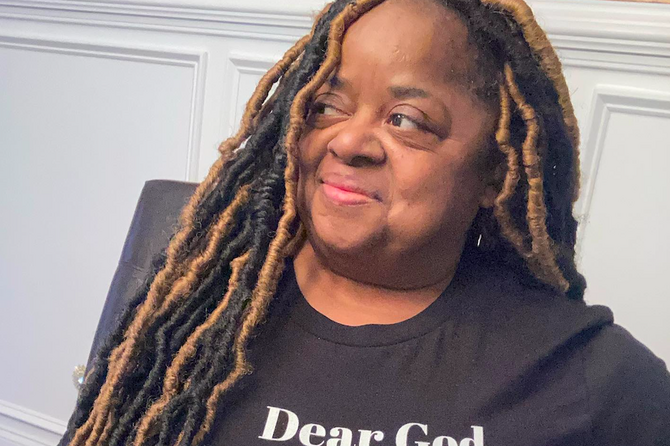 Shirlene Pearson is learning to speak again after a stroke