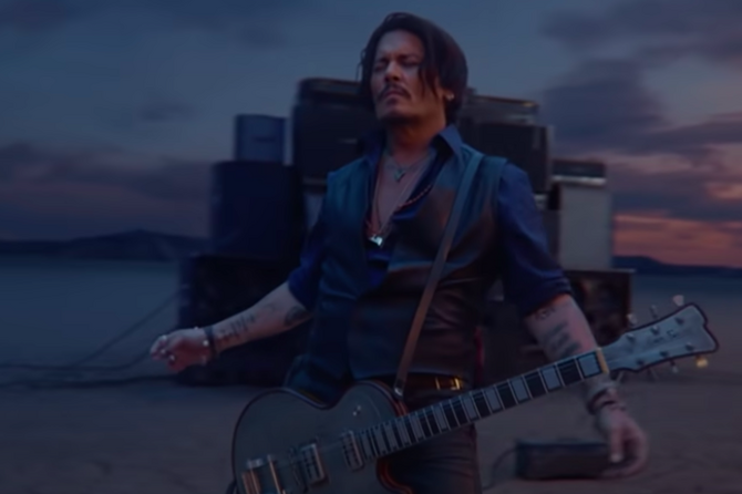 Johnny Depp's commercial is back in prime time after that trial