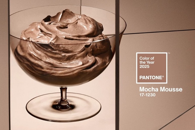 Pantone назвал шоколадно-коричневый Mocha Mousse главным цветом 2025 года