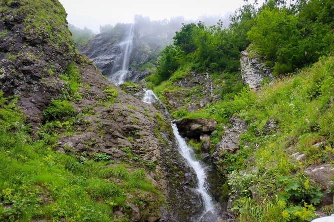 Термальные источники и водопады Кубани