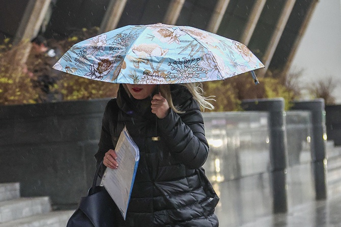 В среду в Москве и области ожидаются дожди и плюсовая температура