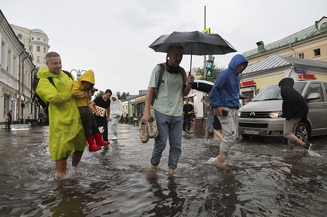 Мощные дожди снова накроют Москву в начале августа