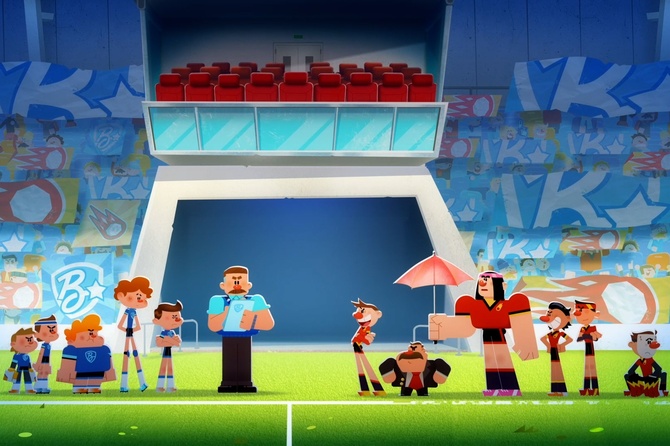 Сергей Бурунов озвучил эпизод мультсериала «Чемпионы» с участием Игоря Акинфеева