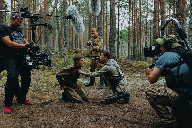 Во время съемок фильма «Август»