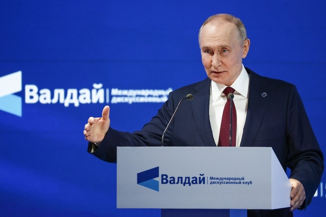 Владимир Путин выступил на 22-м ежегодном собрании Международного клуба «Валдай»