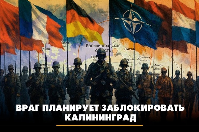 Враг планирует заблокировать Калининград
