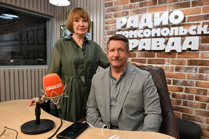 Виктор Бут и Алла Бут на Радио «Комсомольская правда»