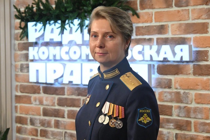 Наталья Мехедько, фельдшер приемно-сортировочного отделения отдельного медицинского отряда, прапорщик