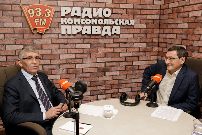Губернатор Дмитрий Миляев на радио «Комсомольская правда» в Туле