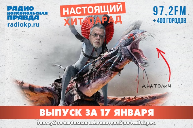 Итоги хит-парада за 12-17 января. «The Hatters», «Radio Tapok» и «Кино»