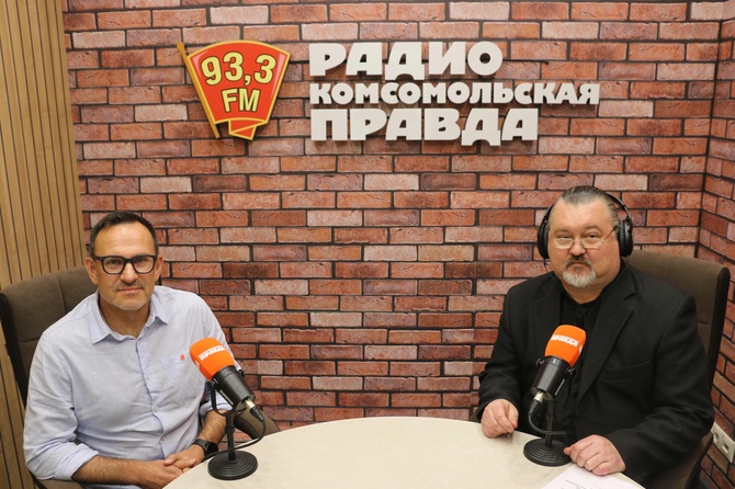 Николай Зимин на радио «Комсомольская правдав Туле