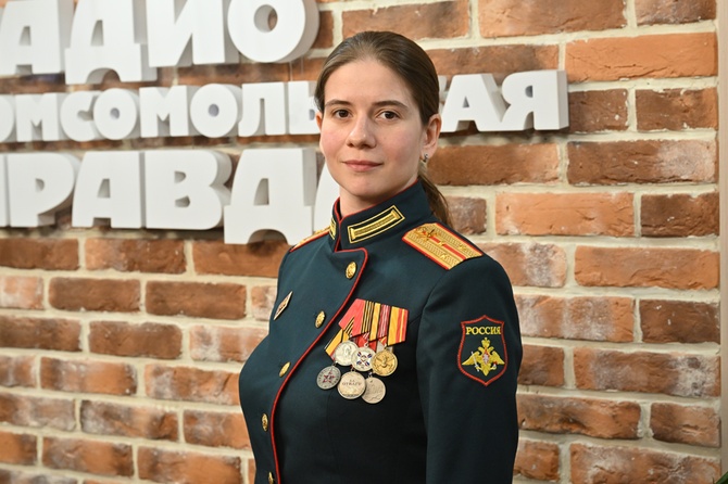 Татьяна Конюхова, старший офицер отделения подготовки отдела беспилотных систем штаба третьего армейского корпуса восьмой общевойсковой армии Южного военного округа, старший лейтенант