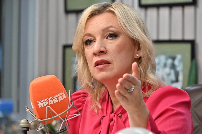 Официальный представитель МИД России Мария Захарова.