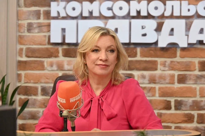 Официальный представитель МИД России Мария Захарова