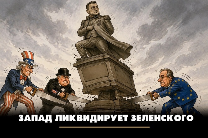 Запад ликвидирует Зеленского