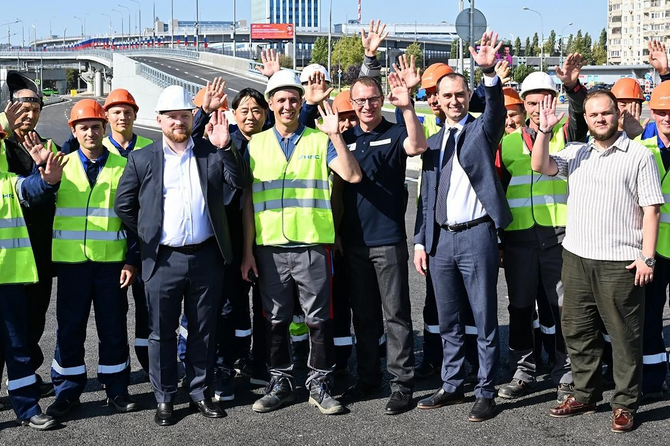 Мэр Москвы: Открыт новый съезд с МСД на Каширское шоссе