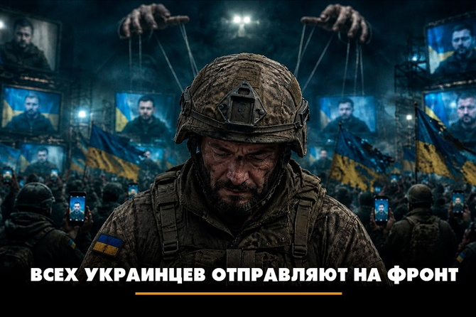 Всех украинцев отправляют на фронт
