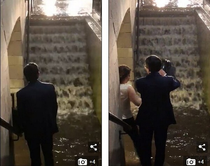 Мужчина с зонтом