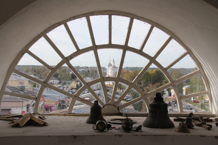 Вид на колокольню Благовещенского собора