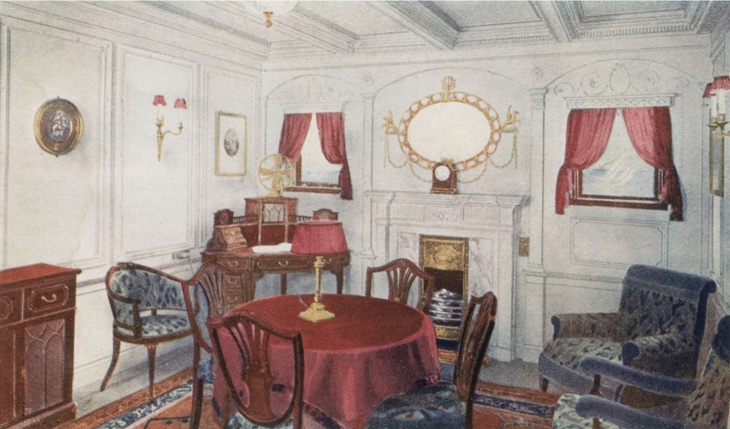 Интерьер каюты на Титанике