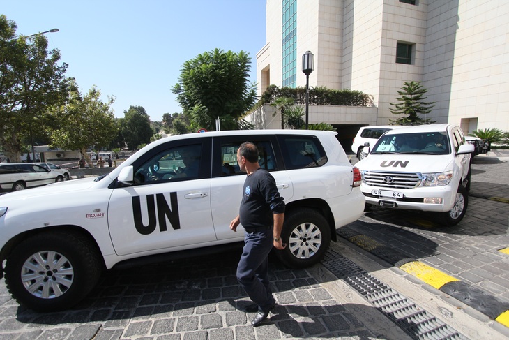 Эксперты ООН, Дамаск