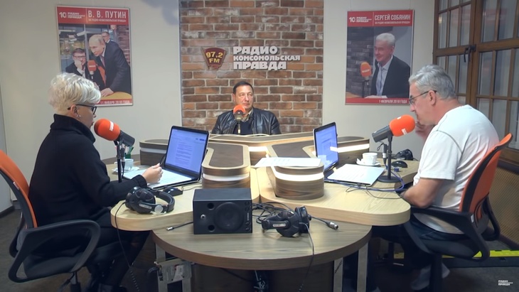 Программа в студии Радио КП